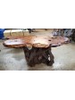 Redwood console/ entry table excellent burl!